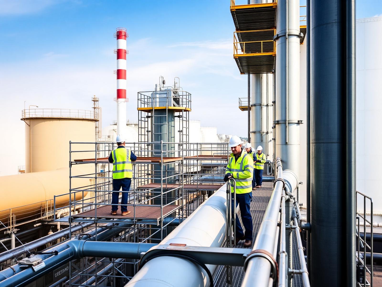 Plant shutdown access, Portsmouth